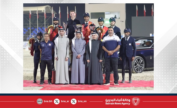 فريق وزارة الداخلية لقفز الحواجز يحقق المركز الأول في المسابقة الكبرى لبطولة العيد الوطني